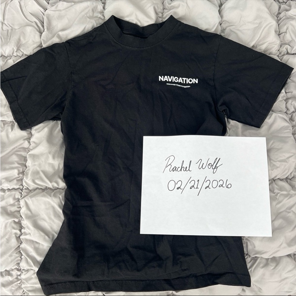 NVGTN black graphic tee